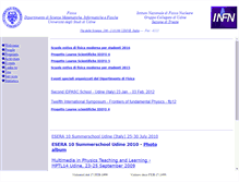 Tablet Screenshot of ffp9.fisica.uniud.it