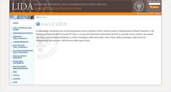 Desktop Screenshot of lida.uniud.it