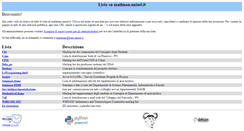 Desktop Screenshot of mailman.uniud.it
