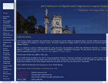 Tablet Screenshot of calco09.dimi.uniud.it